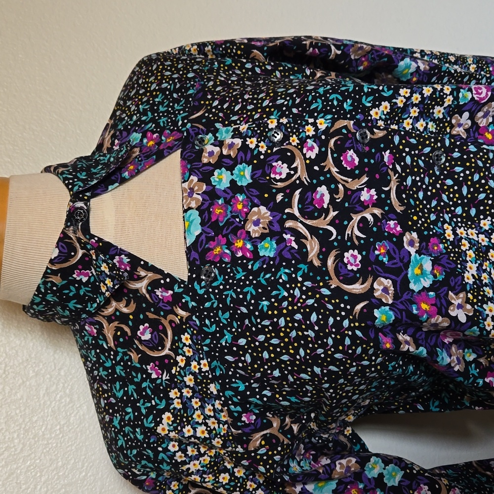 Vtg cropped western button down - Picture 2 of 10